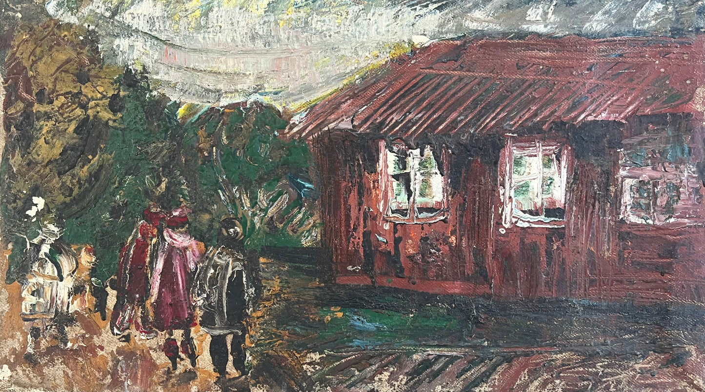 Erich Erichsøe. House and figures