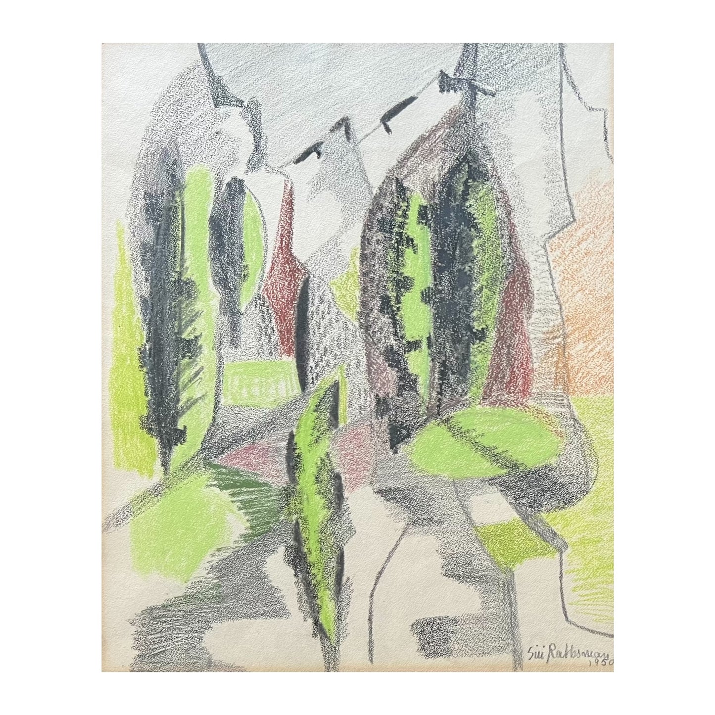 Siri Rathsman. Composition, 1950
