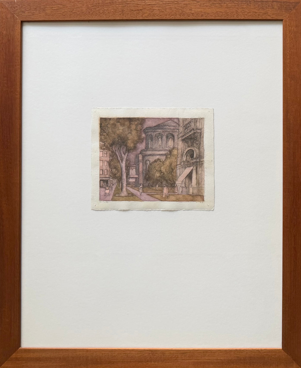 Palle Nielsen. Street scene, 1990