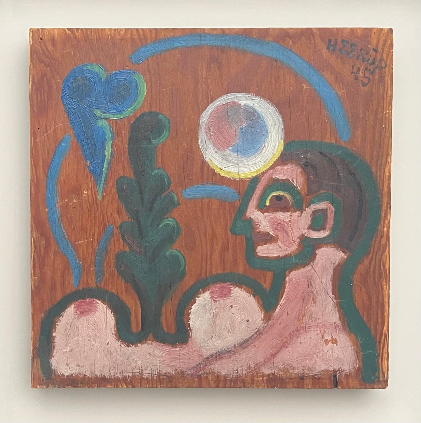 Henry Heerup. Surreel composition, 1945