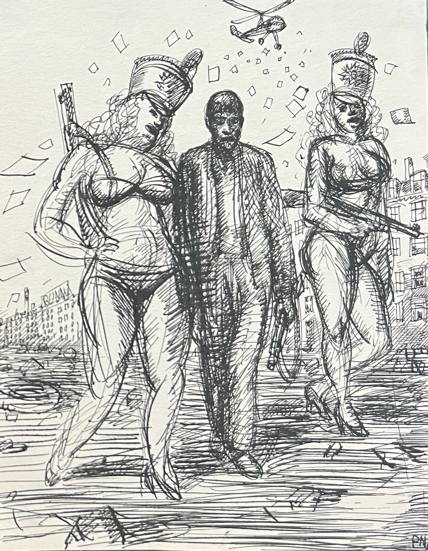 Palle Nielsen. “Antikrigserie”, 1952