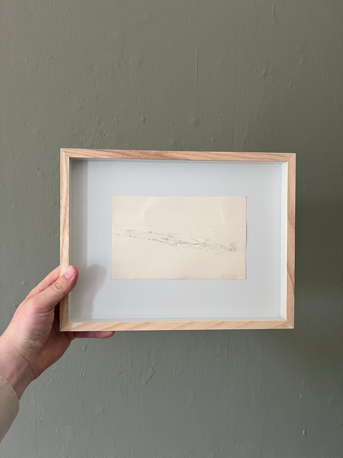 P. C. Skovgaard. Study of a landscape, 1852
