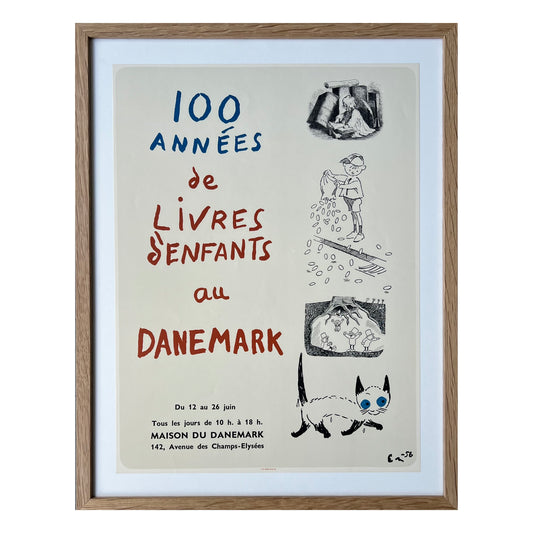 Egon Mathiesen. “100 années de livres d’enfants au Danemark”, 1956