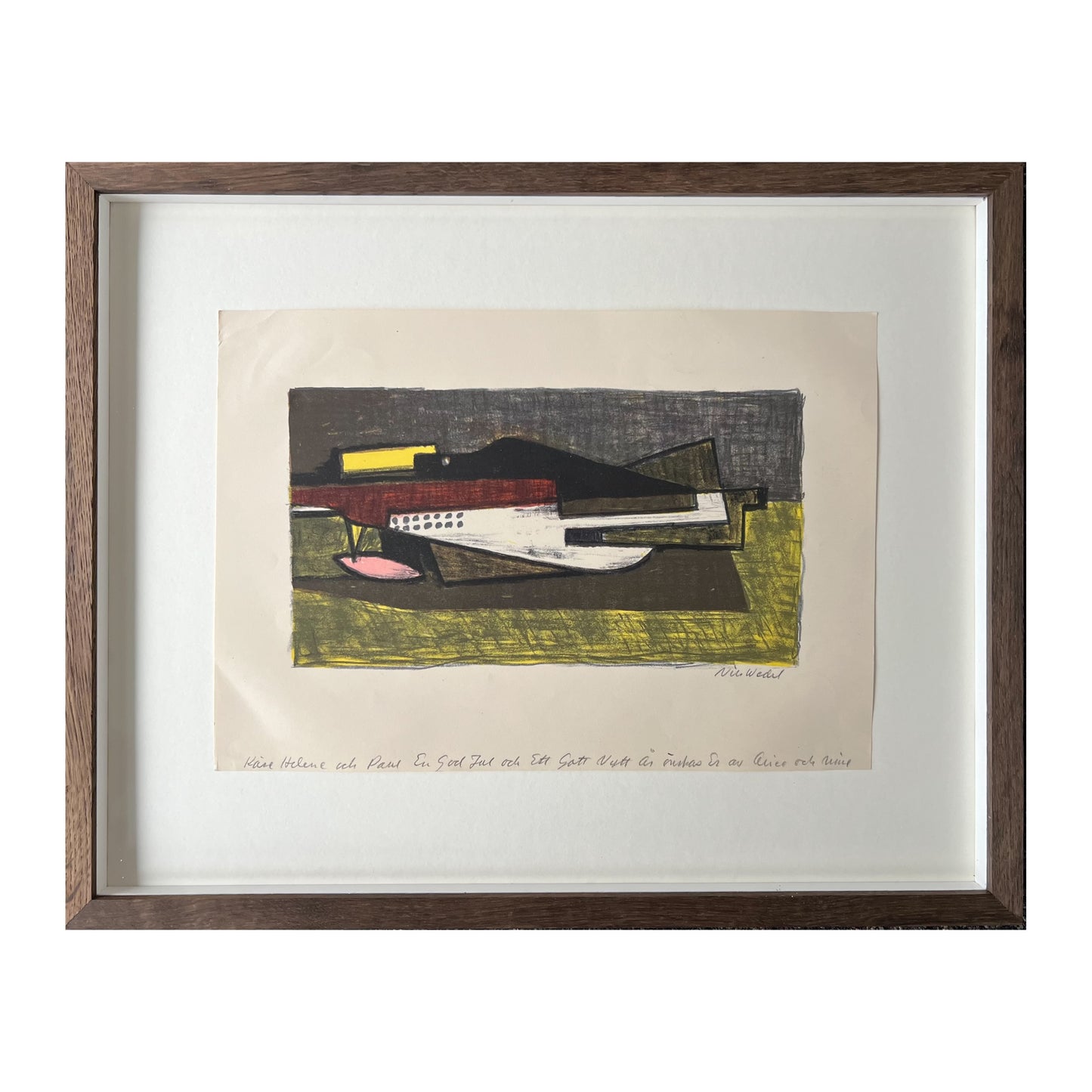 Nils Wedel. Composition, 1950’s