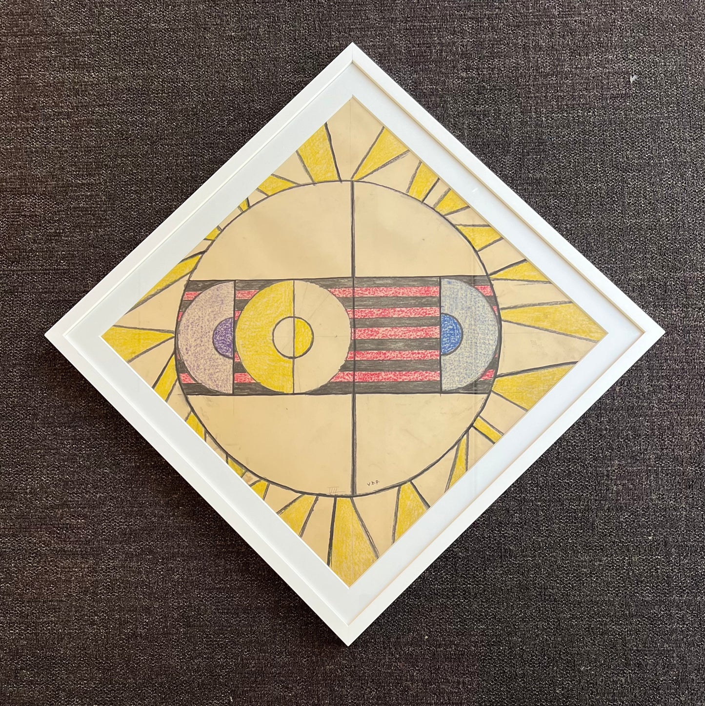 Vilhelm Bjerke-Petersen. Sketch for stadsbiblioteket i Halmstad, 1953