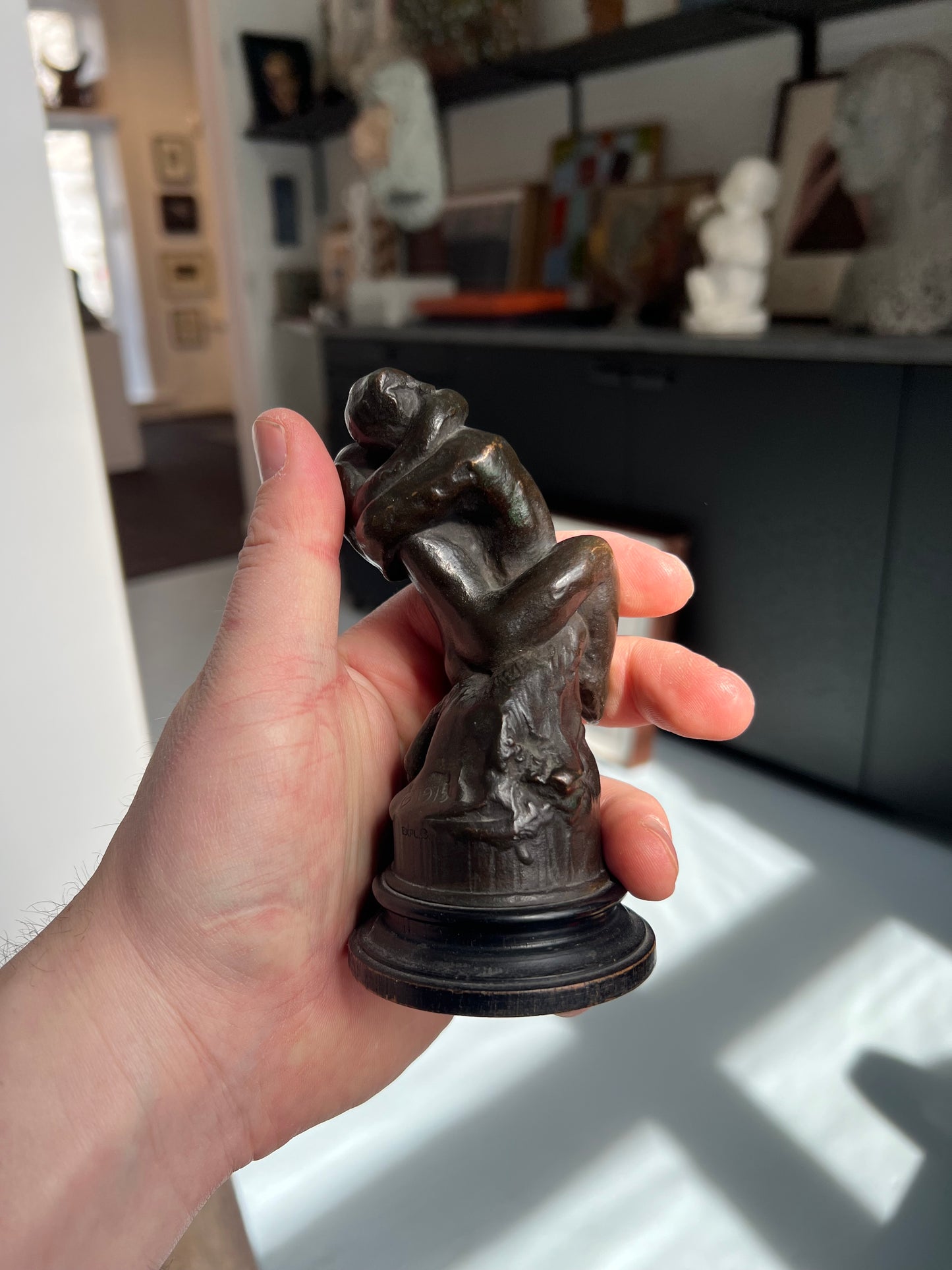 Gerhard Henning. Sculpture of bronze, 1915