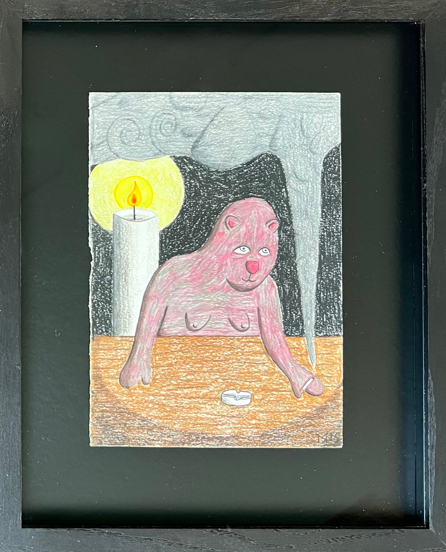 Mette Rasmussen. “Bamse Rasmussen ryger indenfor”, 2025