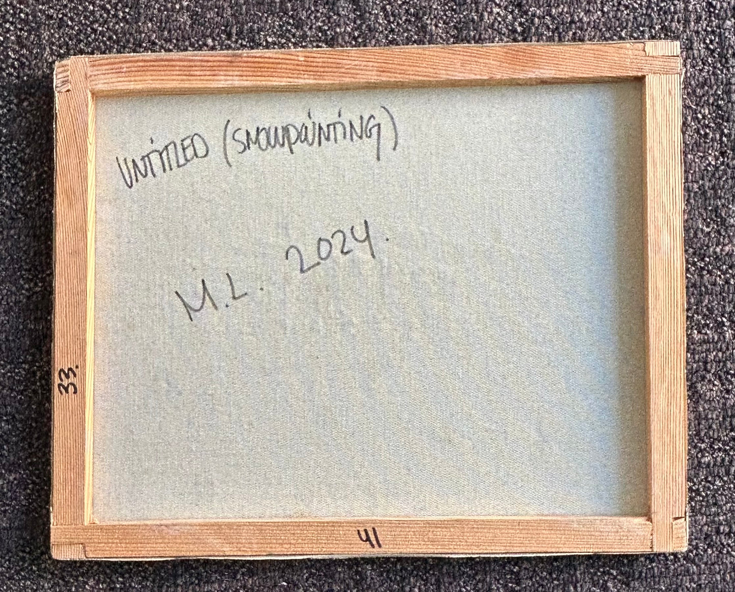 Mads Lindberg. Untitled, (Snow Painting), 2024