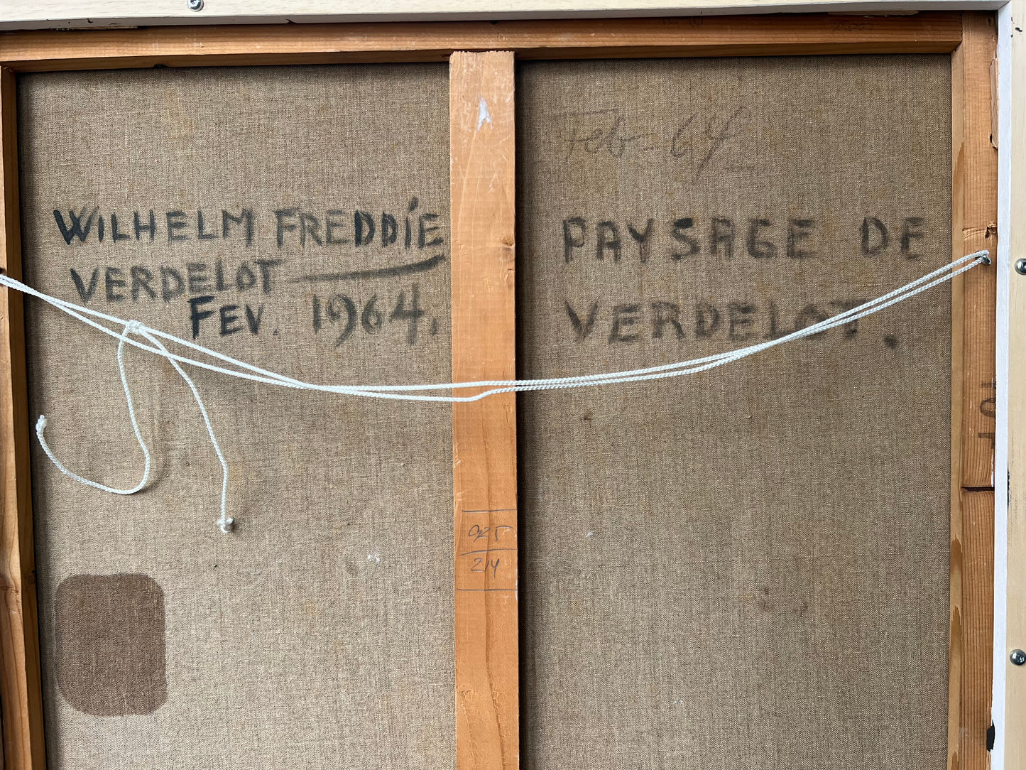 Wilhelm Freddie. “Paysage de Verdelot“, 1964