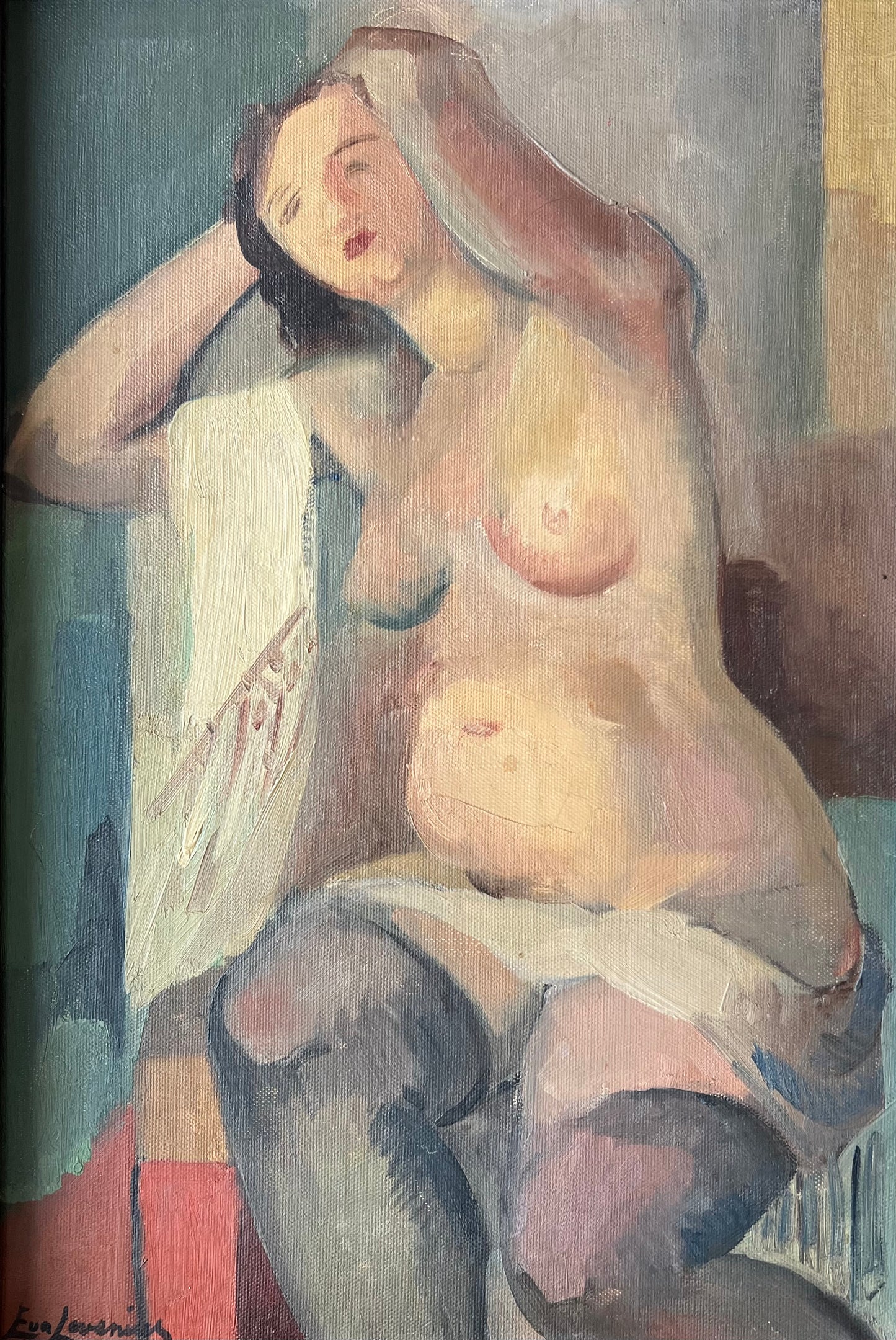 Eva Levenius. Study of a nude model, 1932