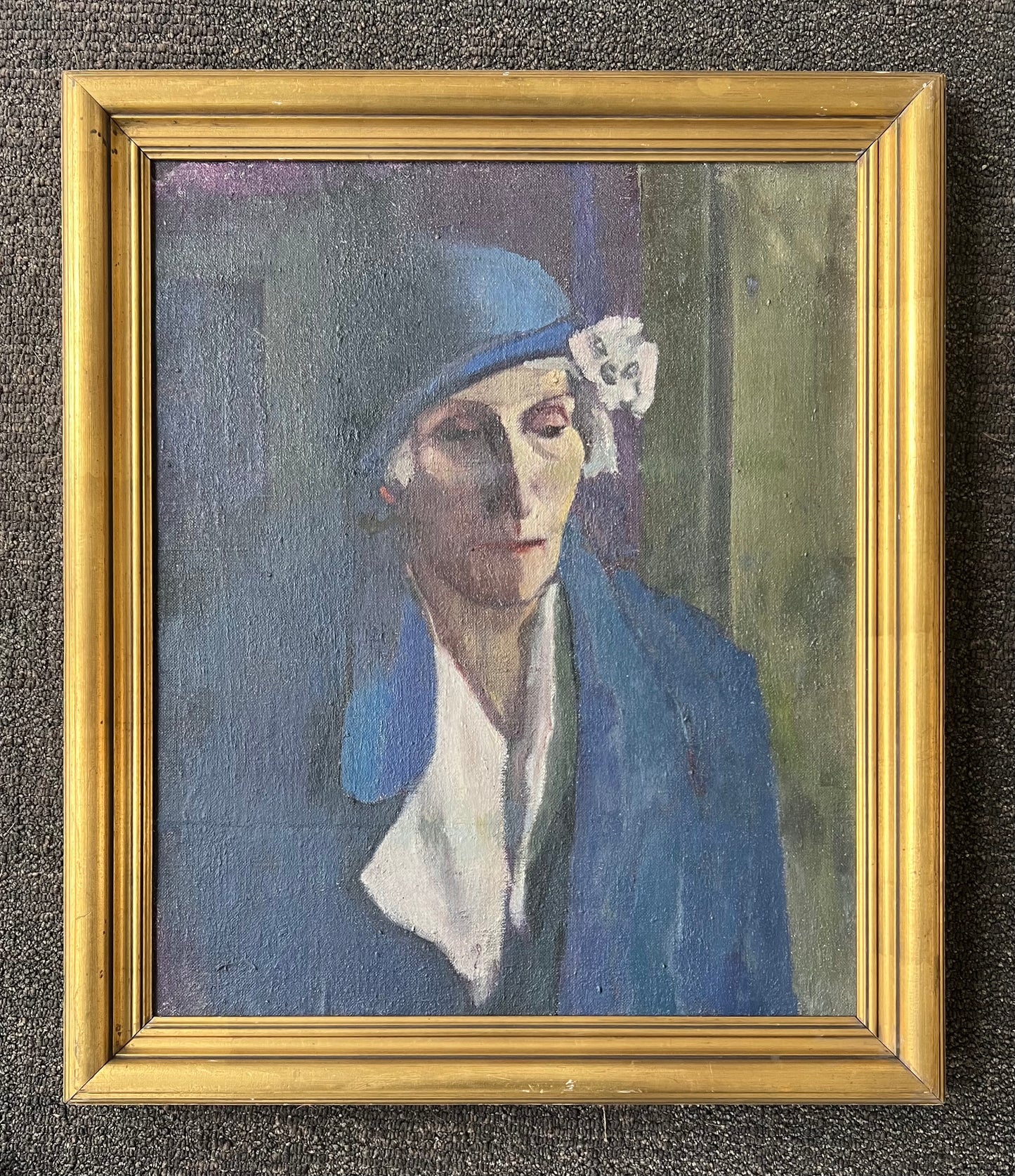 Ernst Norlind. A lady in blue