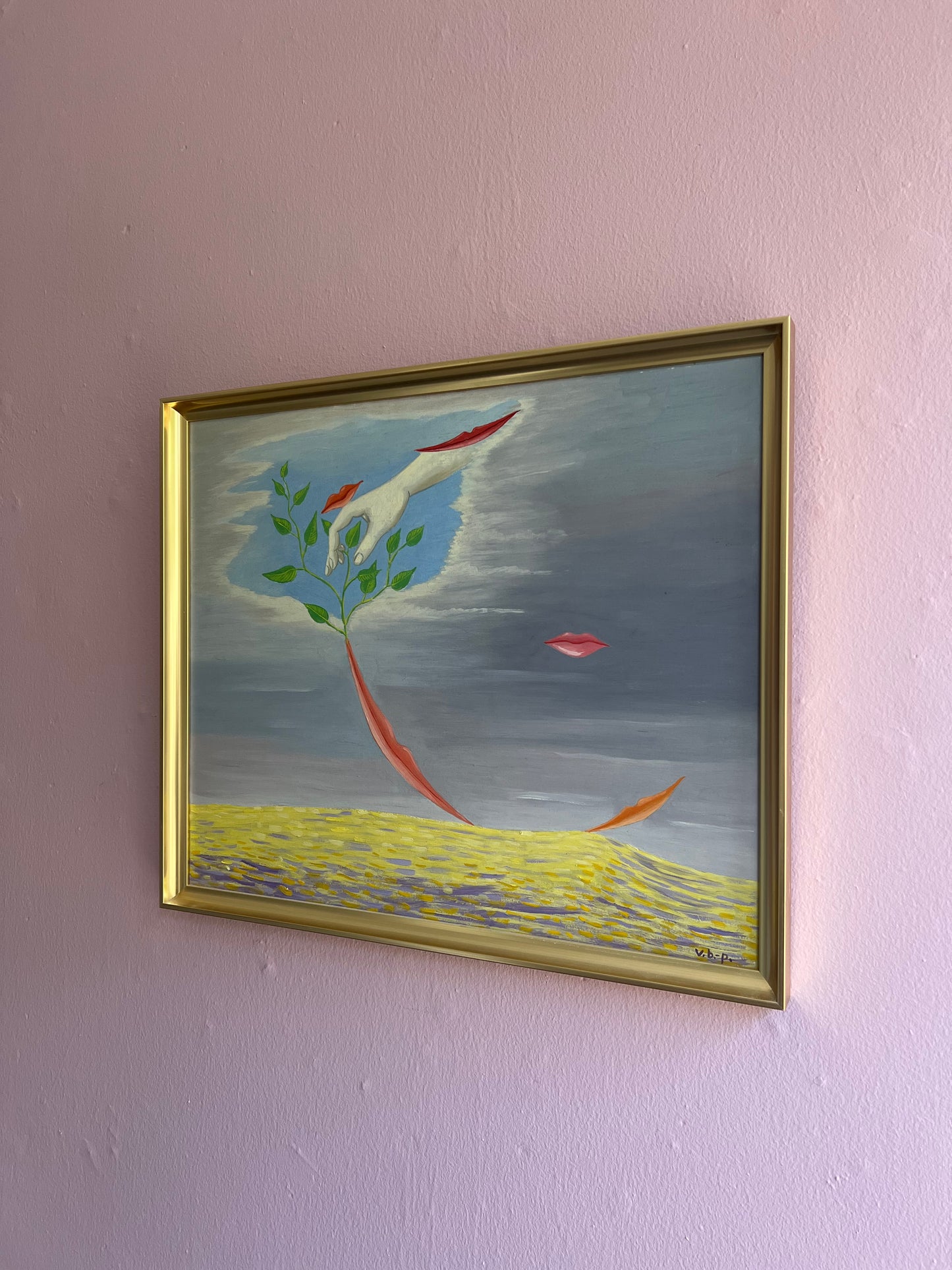 Vilhelm Bjerke-Petersen. Surreel composition