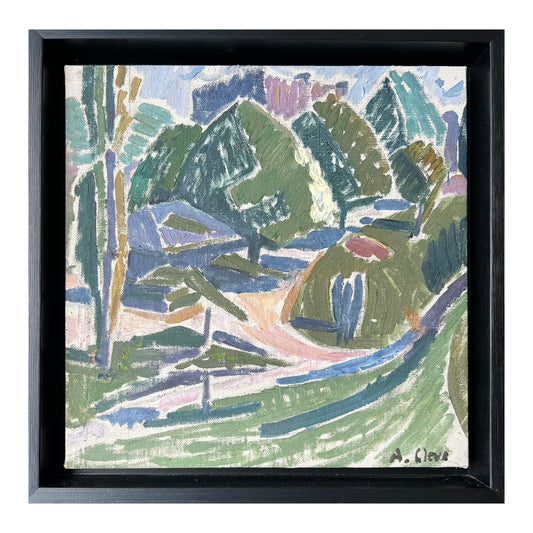 Agnes Cleve. Study of a landscape, 1915-1920