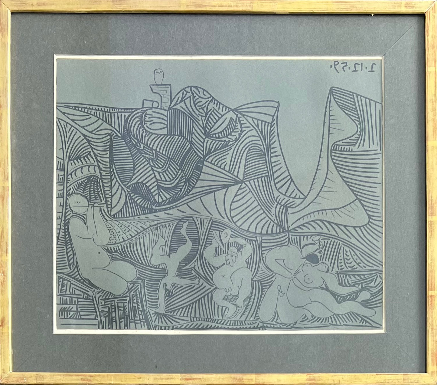Pablo Picasso, after. “Bacchanale au Hibo”
