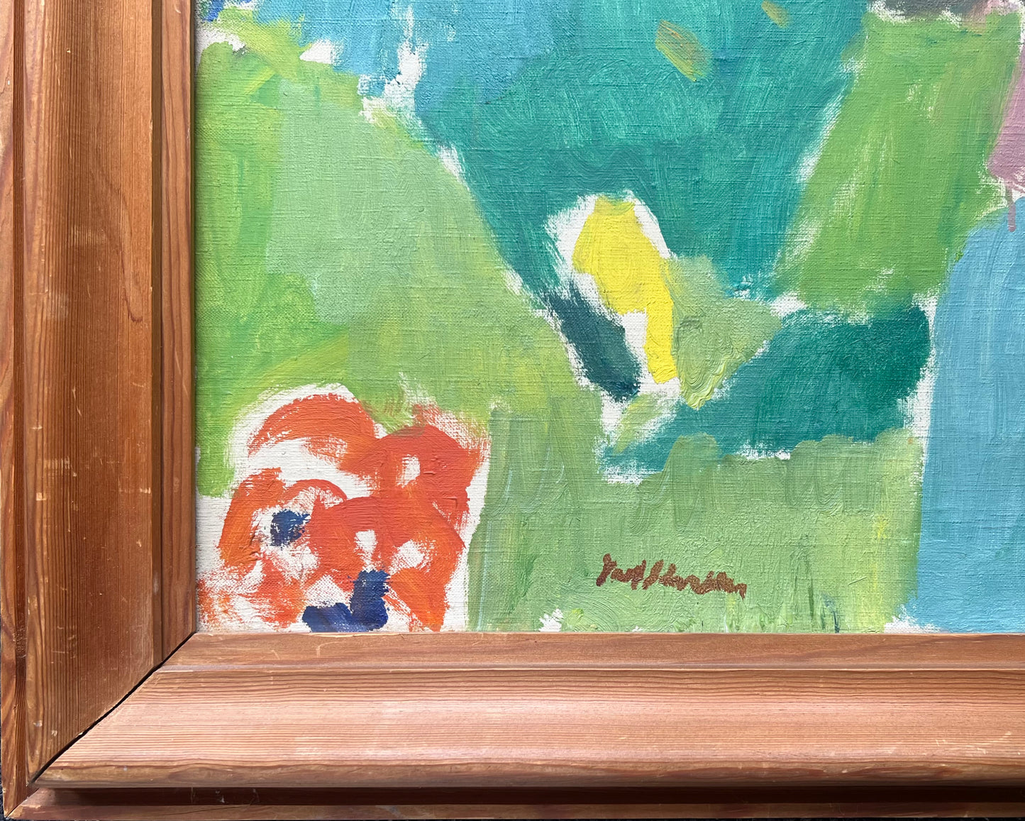 Povl Schrøder. View from the coast, Bornholm, 1940’s