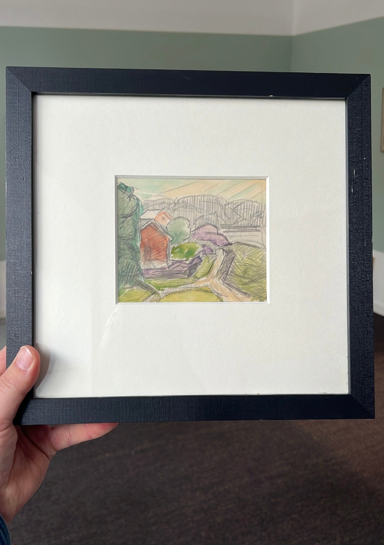 Agnes Cleve. House in a landscape