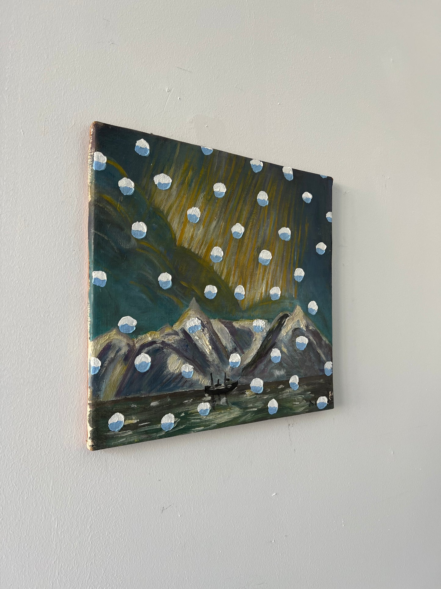 Mads Lindberg. Untitled. (Snowpainting), 2023