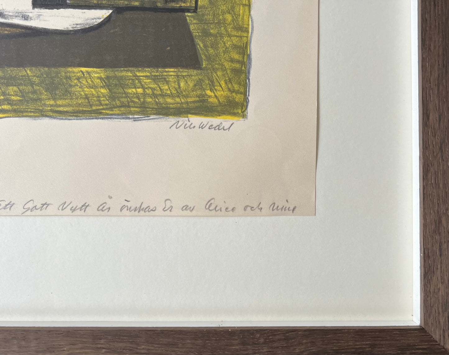 Nils Wedel. Composition, 1950’s