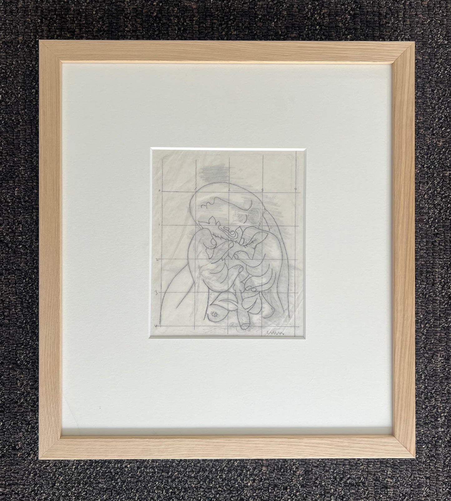 Egon Møller-Nielsen. Sketch for “Den blinda flicka”, 1945