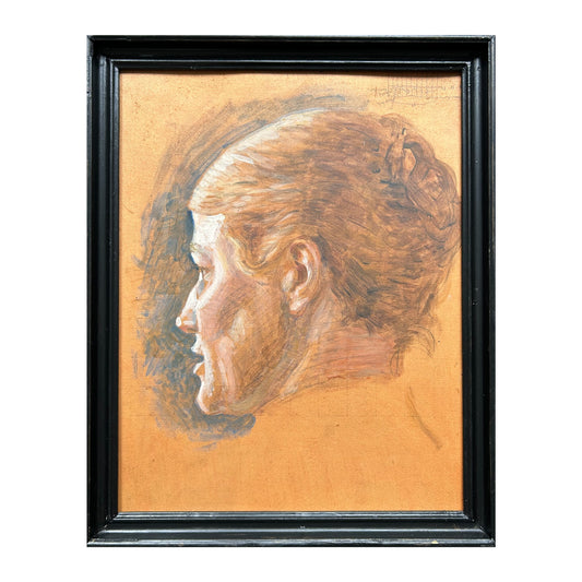 Niels Skovgaard. “Portræt af fru Gerda Welding”