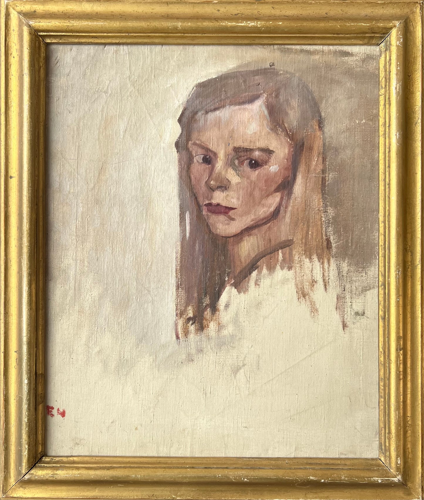 Ernst Norlind. Study for a portrait