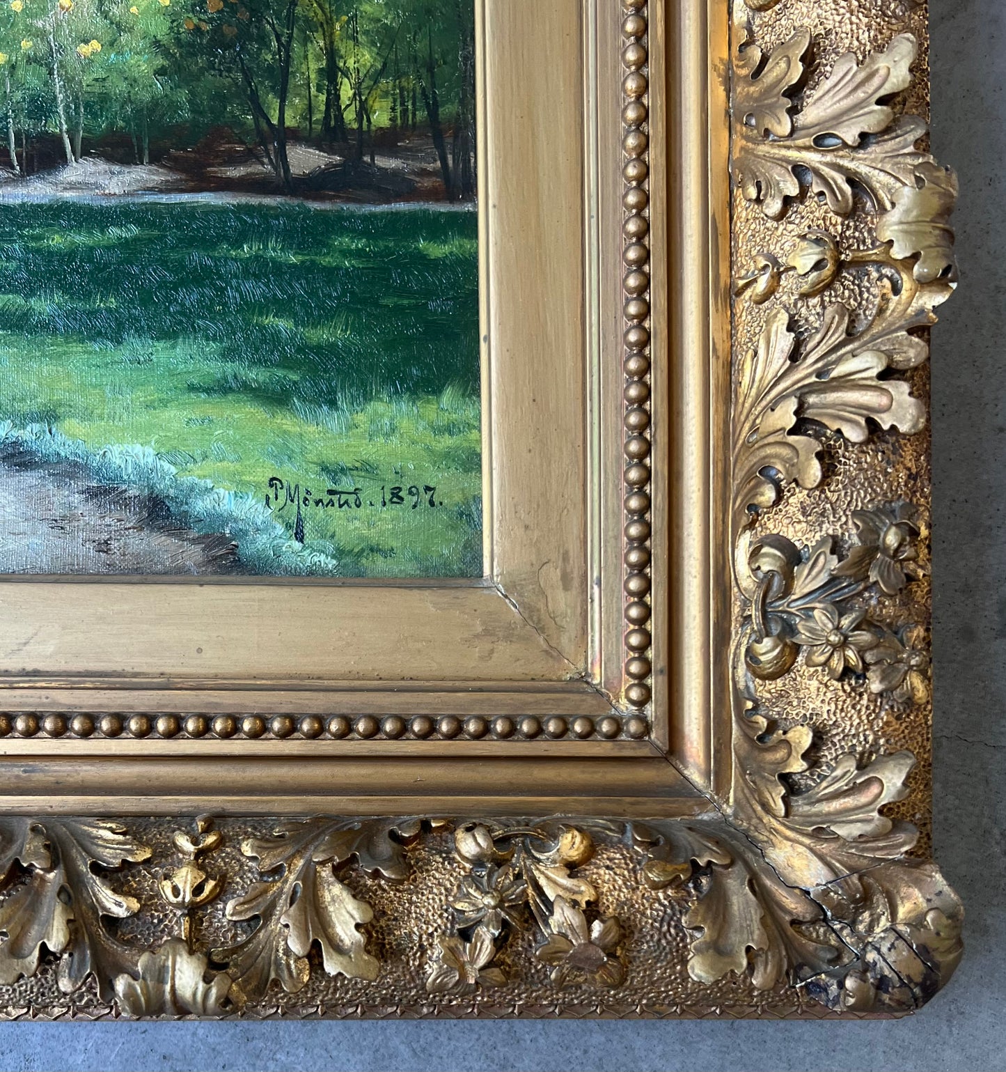 Peder Mønsted. The Royal Gardens in Athens, 1897