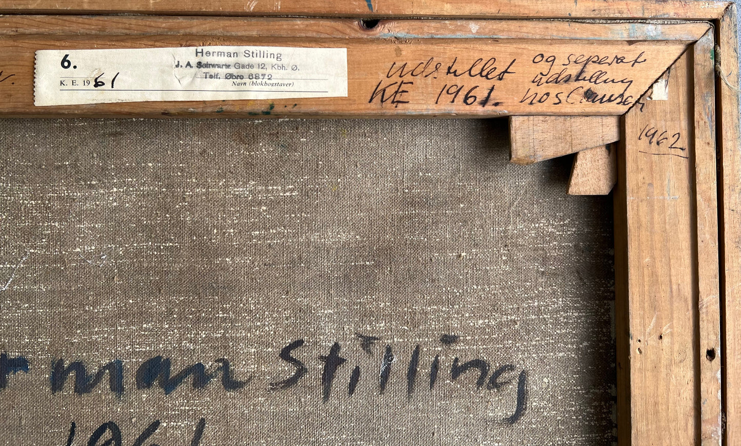 Herman Stilling. “Laag fra malerbøtter”, 1961