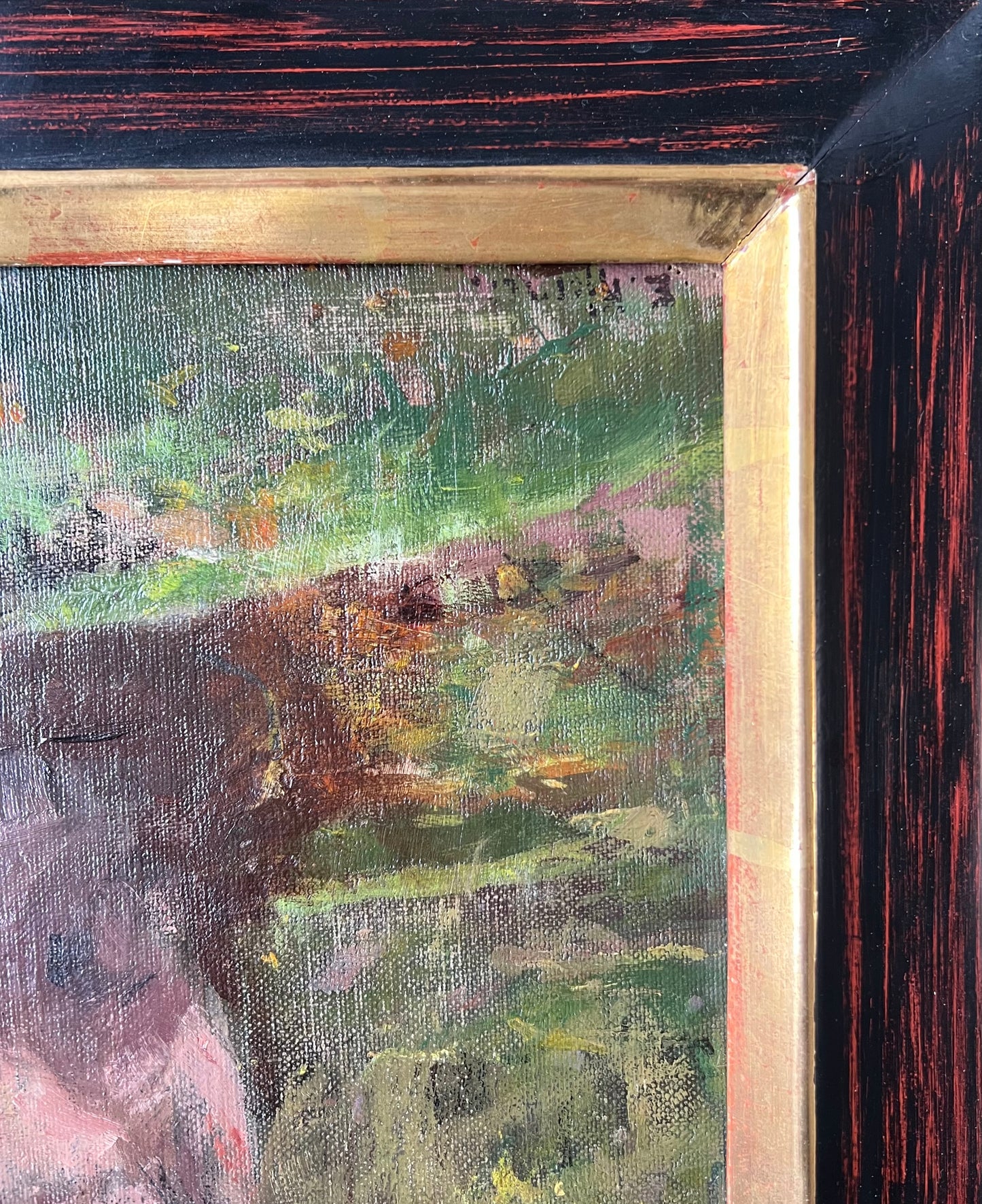 Esther Kjerner. Study for a portrait of a flute player