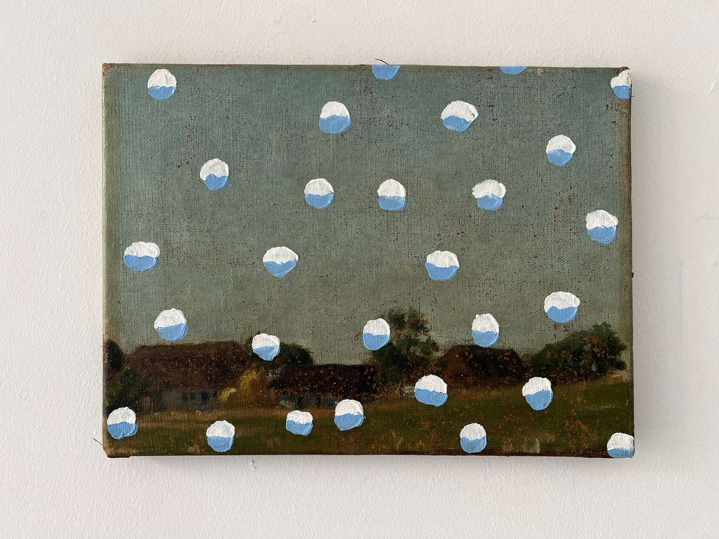 Mads Lindberg. Untitled, (Snowpainting), 2023