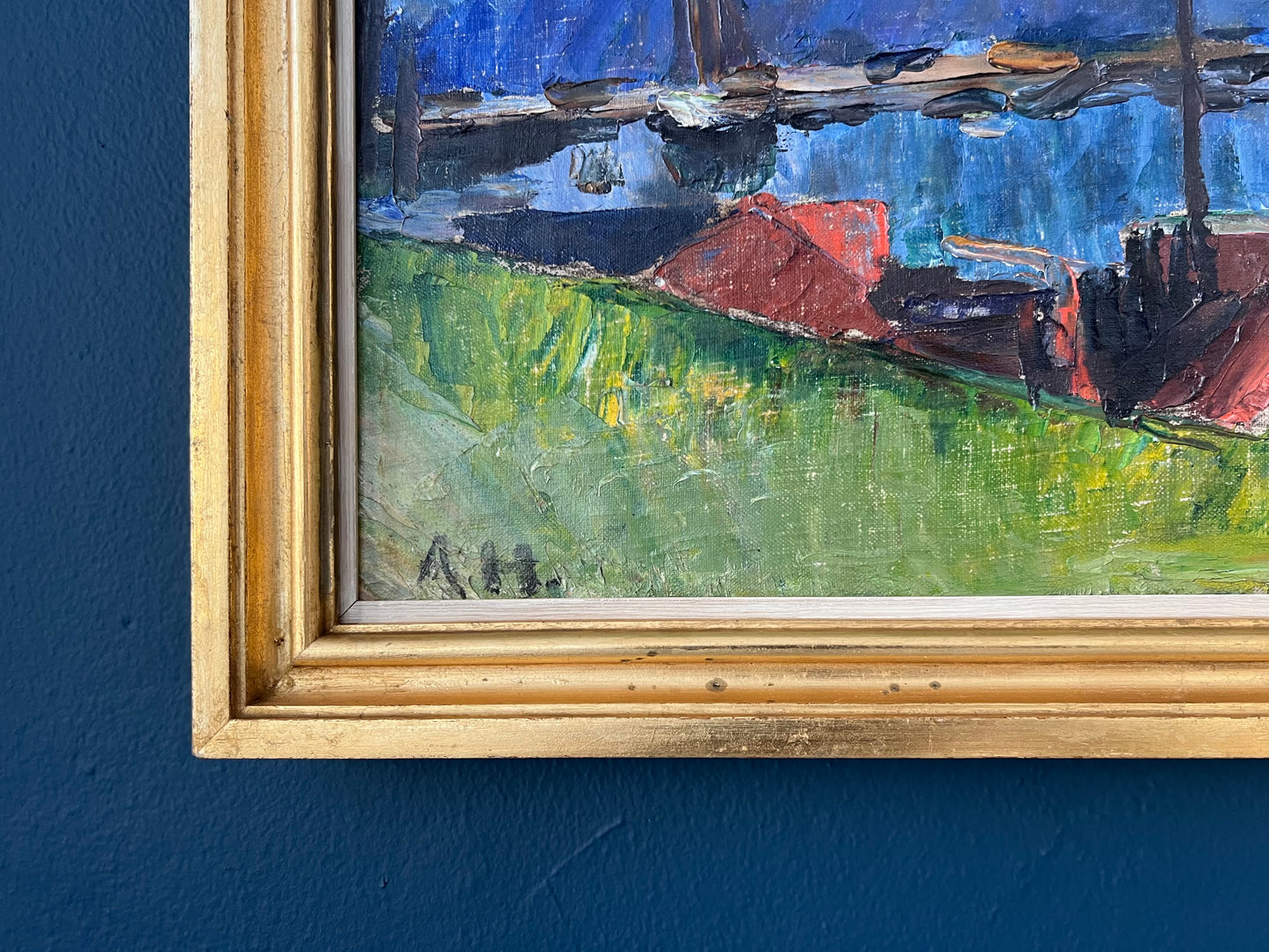 Astrid Holm. “Havnen i Collioure”, 1913