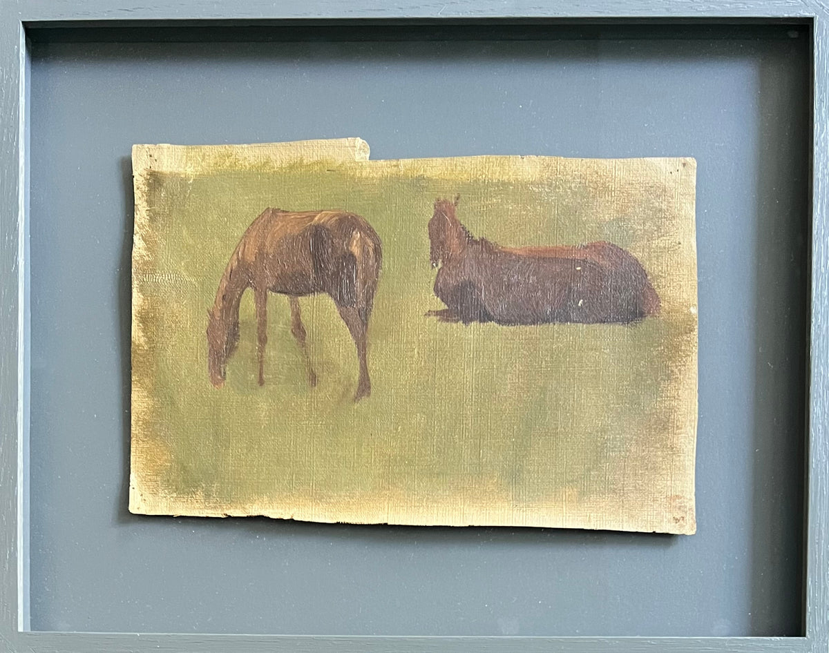 Niels Skovgaard. Study of horses