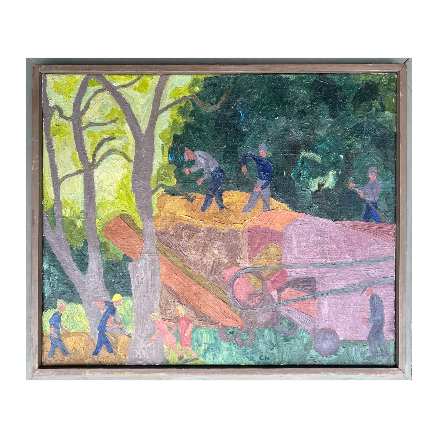 Catharina Vera Nilsson-Gehlin. “Tröskning”, 1952