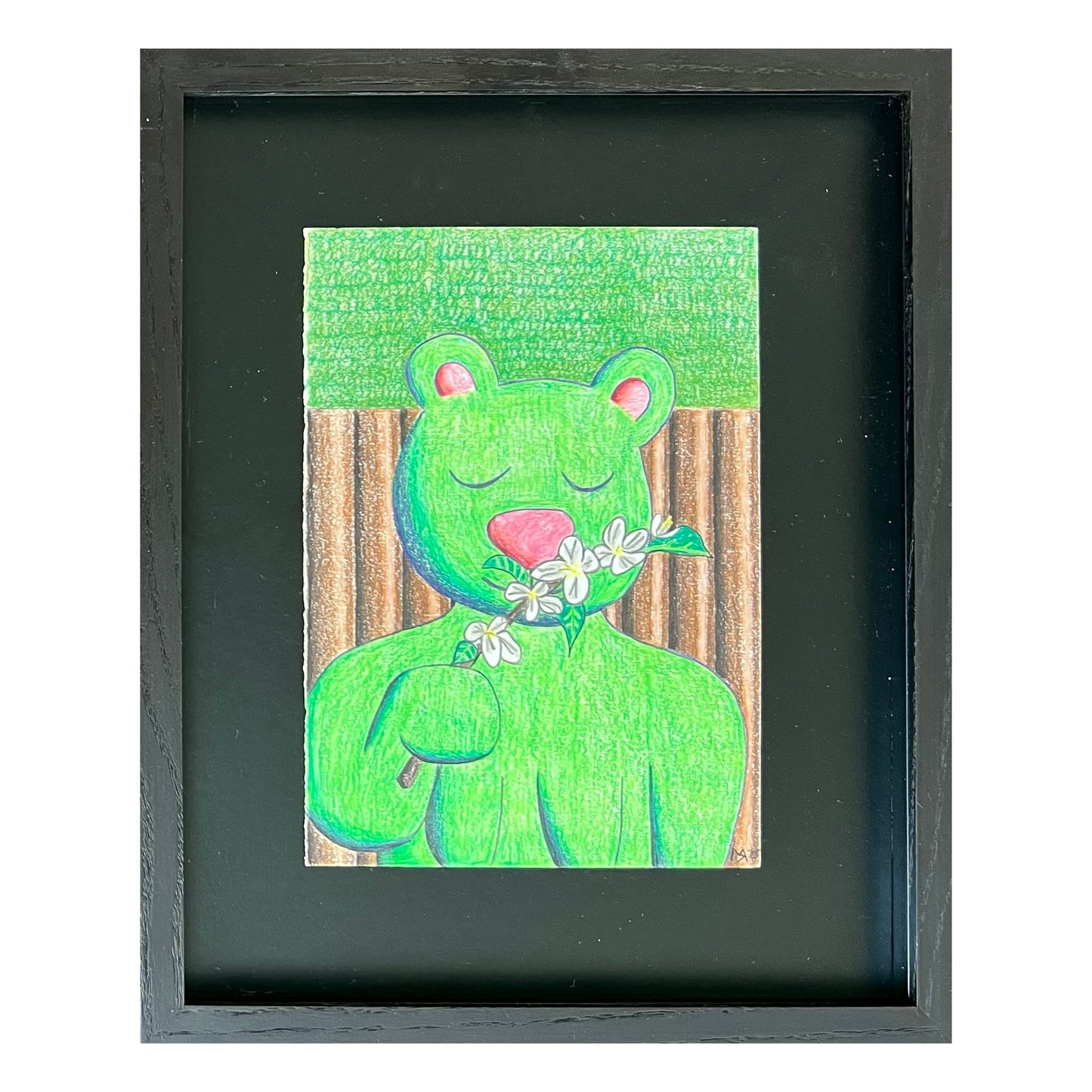 Mette Rasmussen. “Bamse Rasmussen dufter til en æbleblomst”, 2025