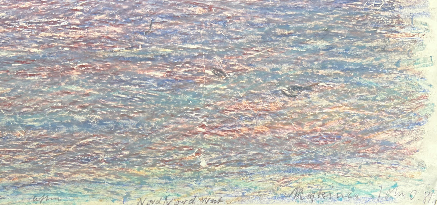 John Olsen. “Aften nornnordvest Mykines”, 1981