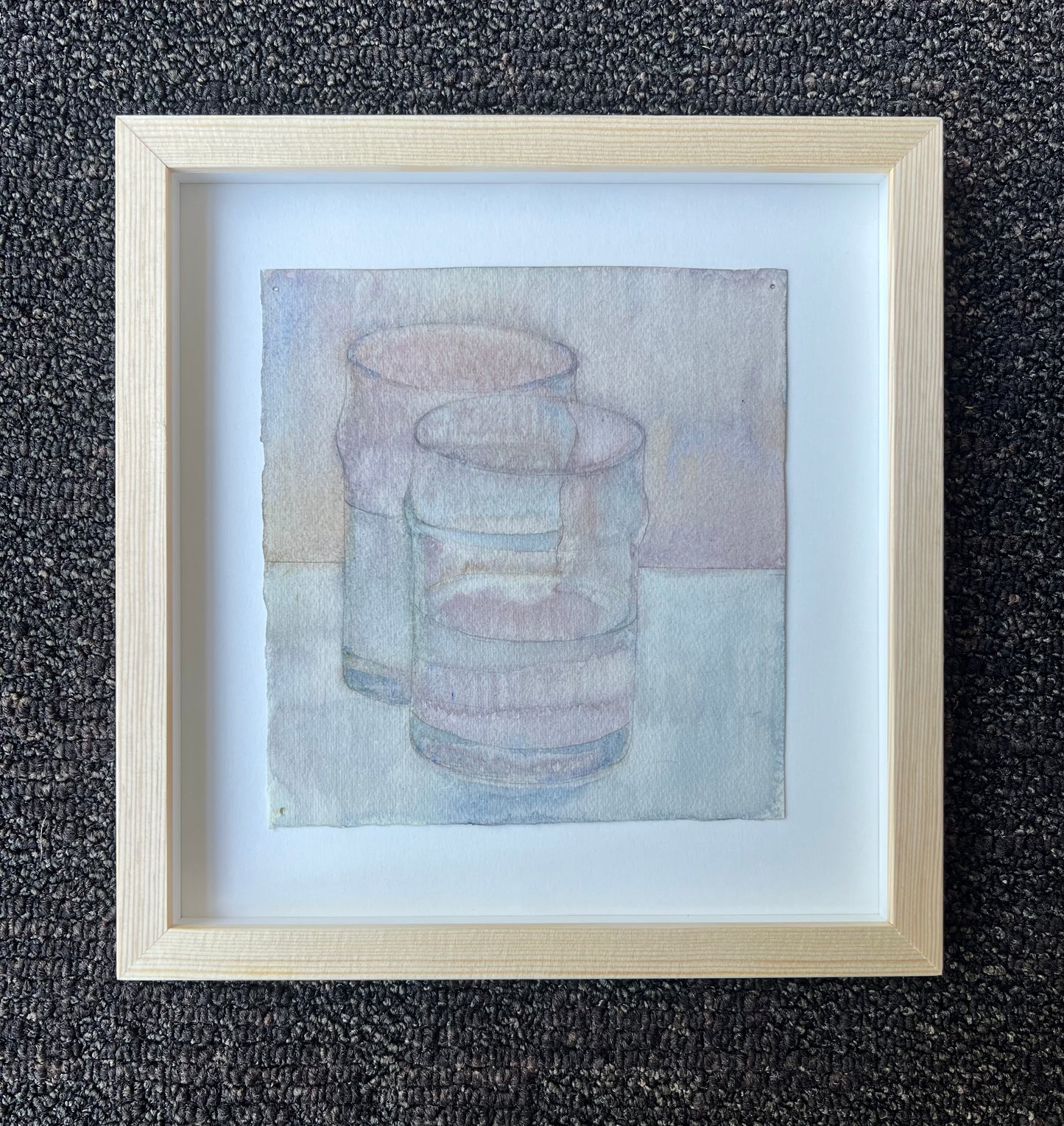 Elsa Nielsen. Study of two glasses