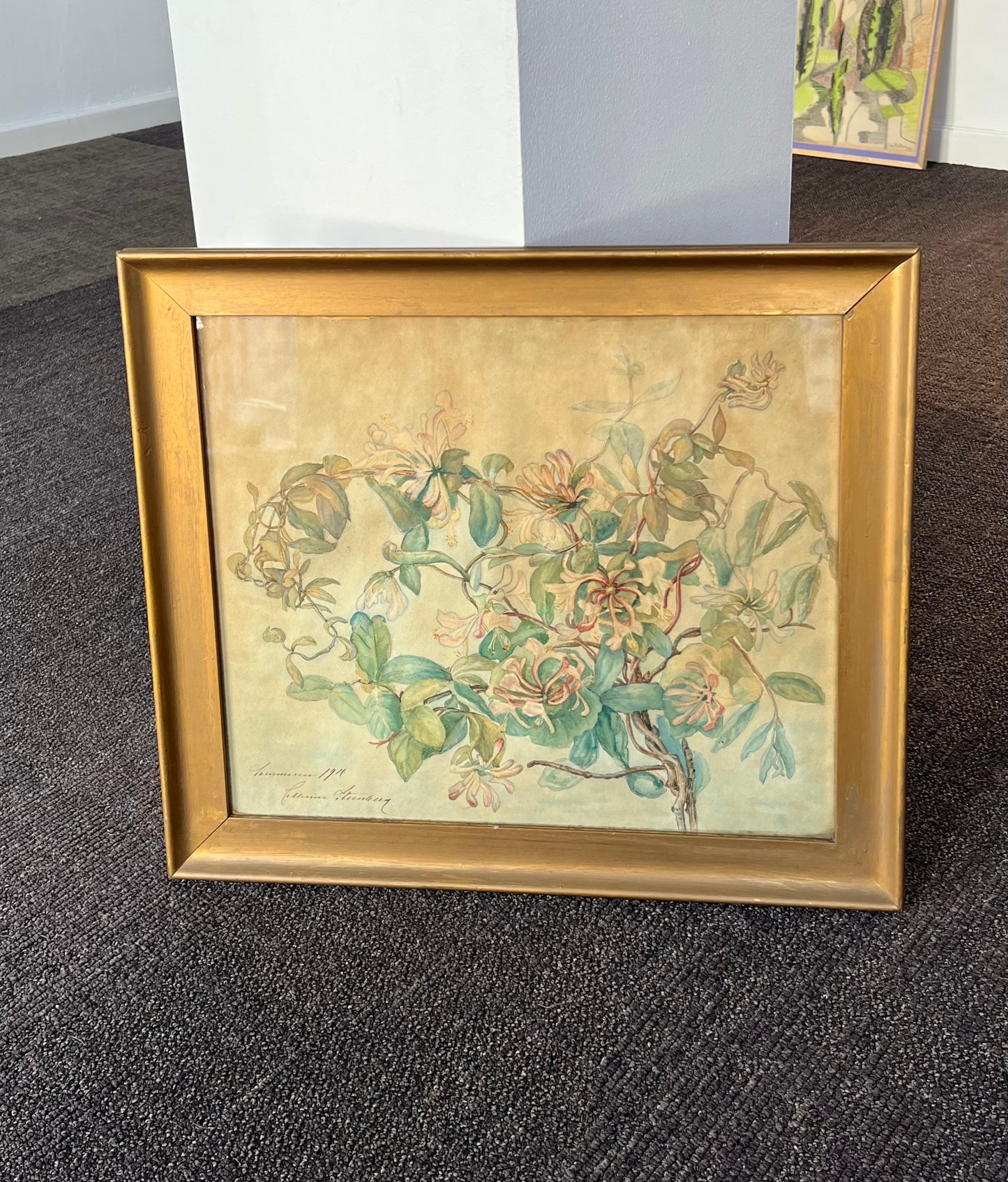 Cathrine Steenberg. Honeysuckles, 1916