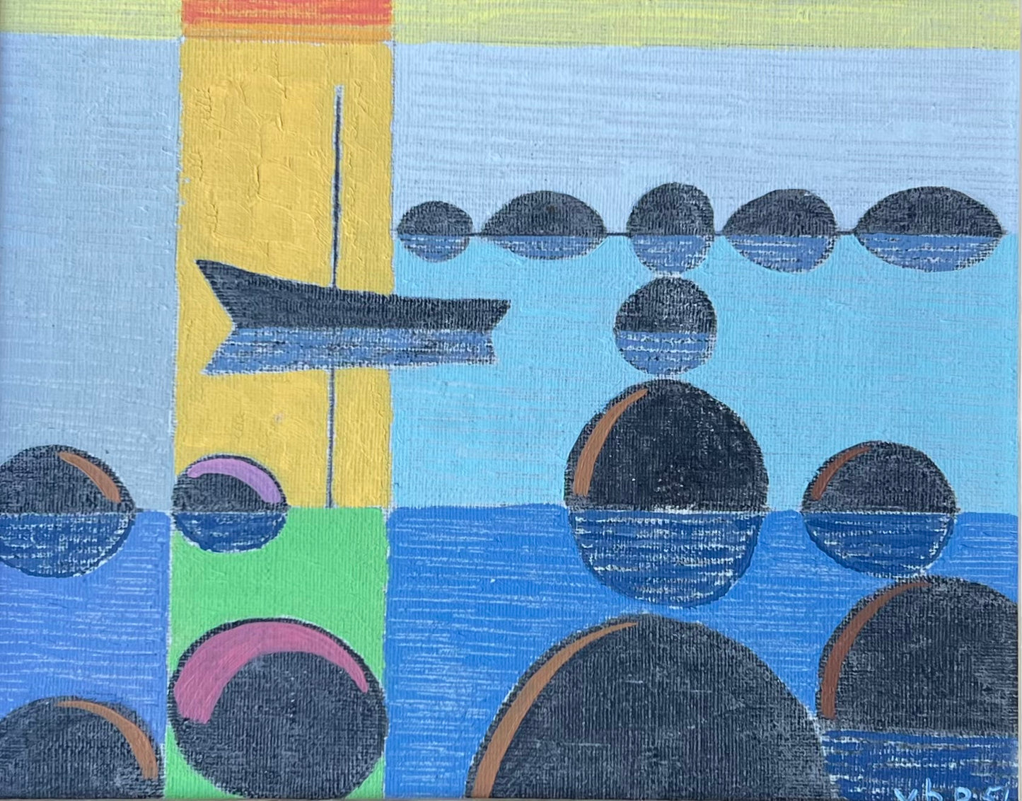 Vilhelm Bjerke-Petersen. Composition, 1951