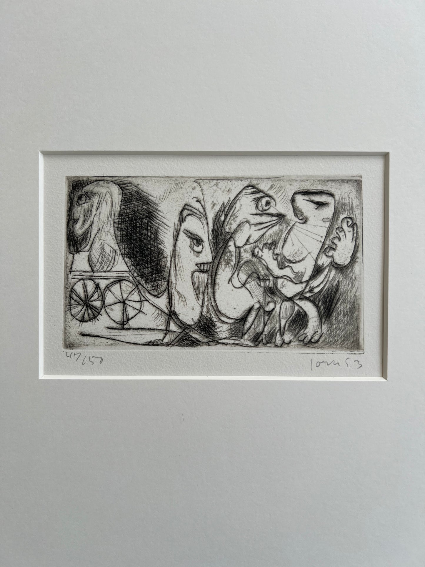 Asger Jorn. “Les enfants s'engeulent”, 1953/1961