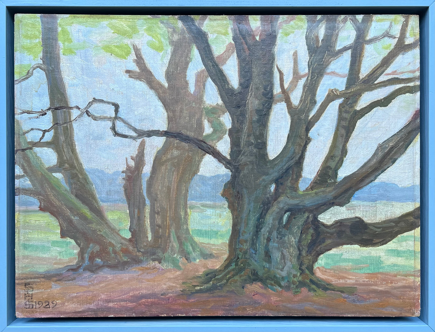 Suzette Holten. Study of trees, 1929