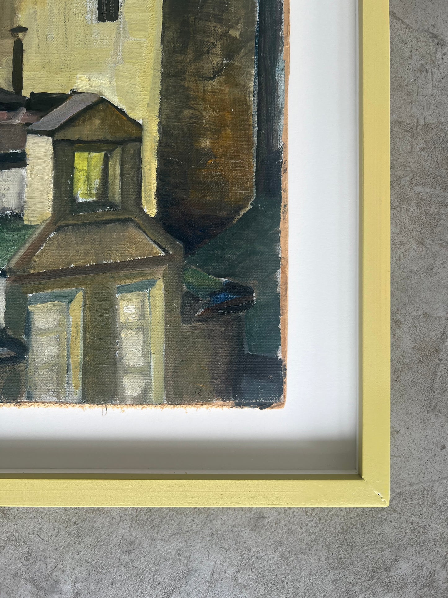 Rita Kernn-Larsen. Paris rooftops, ca. 1930