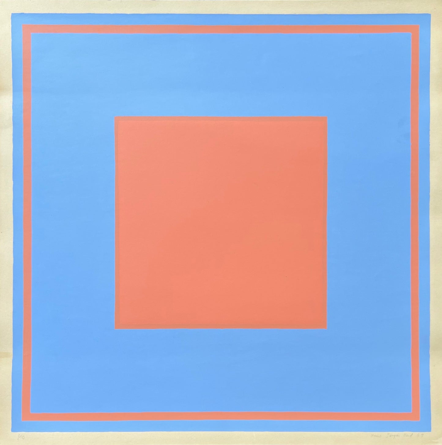 Hans Jørgen Hvid. Composition, 1969