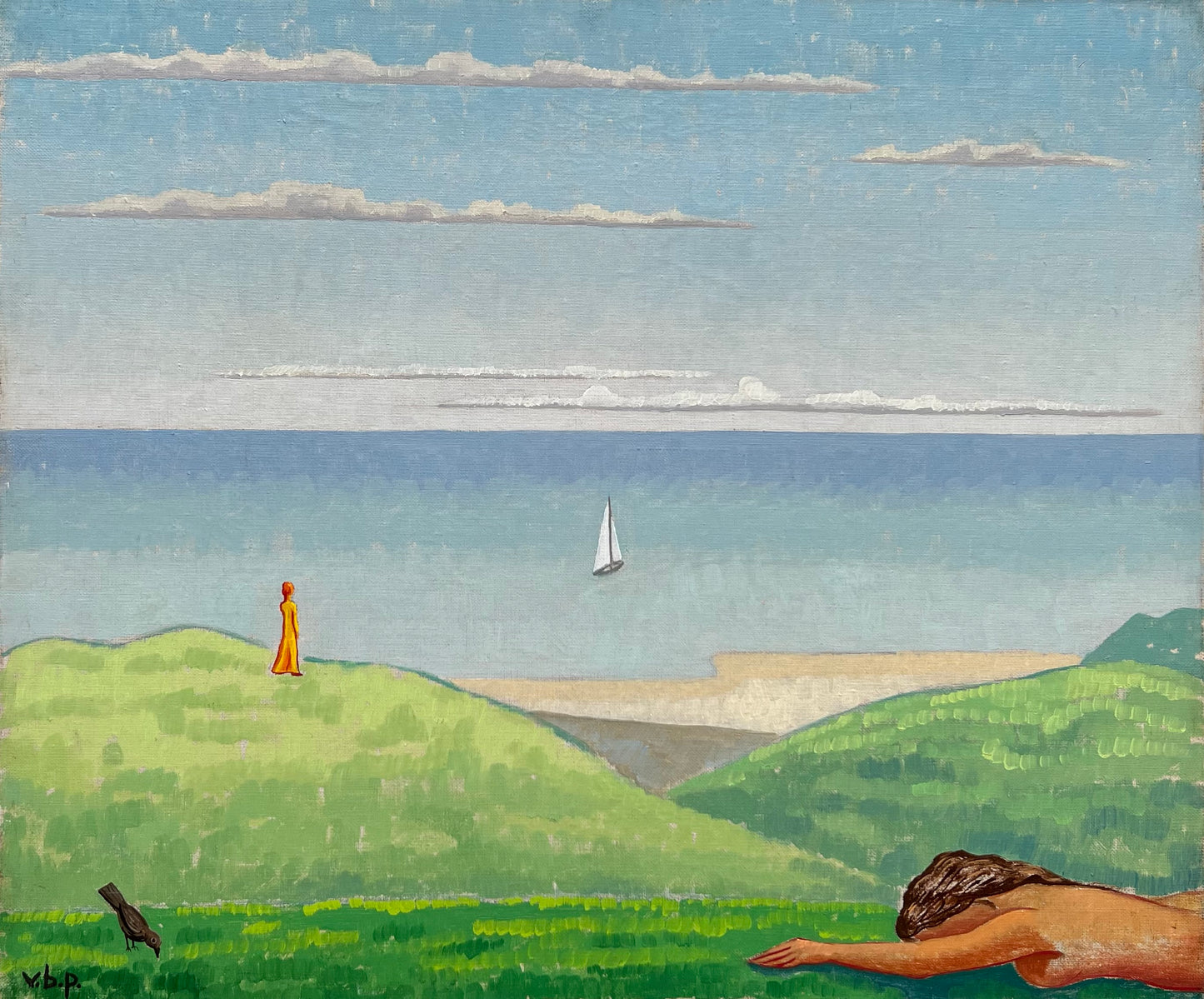 Vilhelm Bjerke Petersen. Surreal landscape