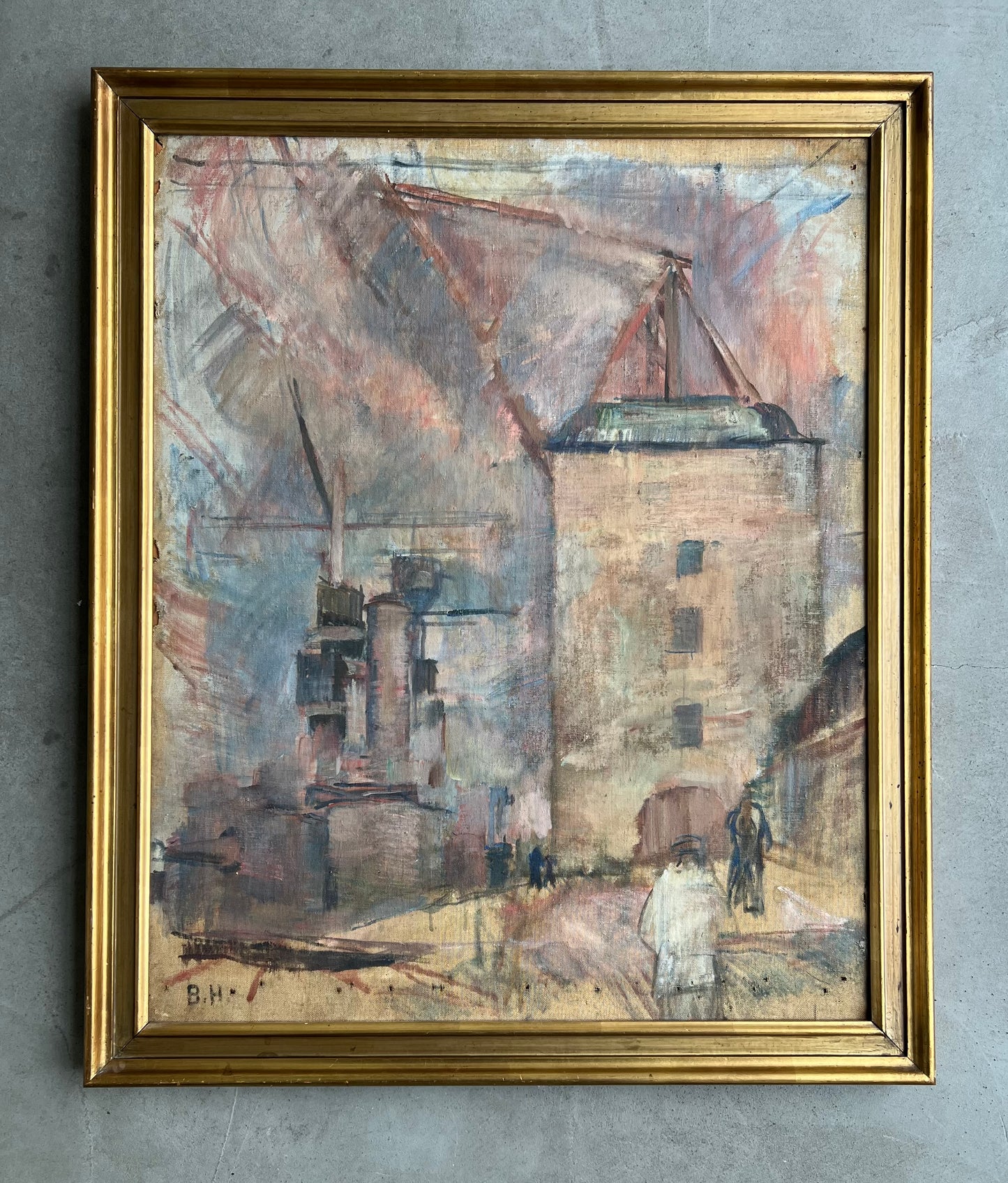 Bizzie Høyer. “Mastekranen med Peder Skram skibet”