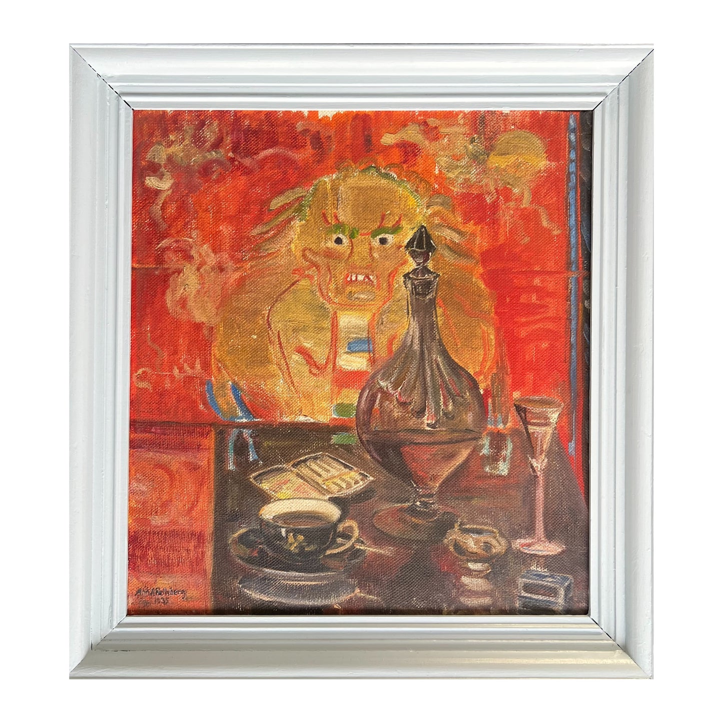 Anna Helleberg. Interior with a phantom, 1935