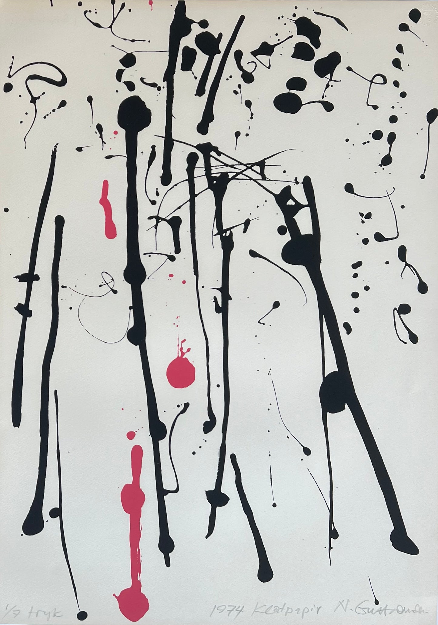 Niels Guttormsen. “Klatpapir”, 1974