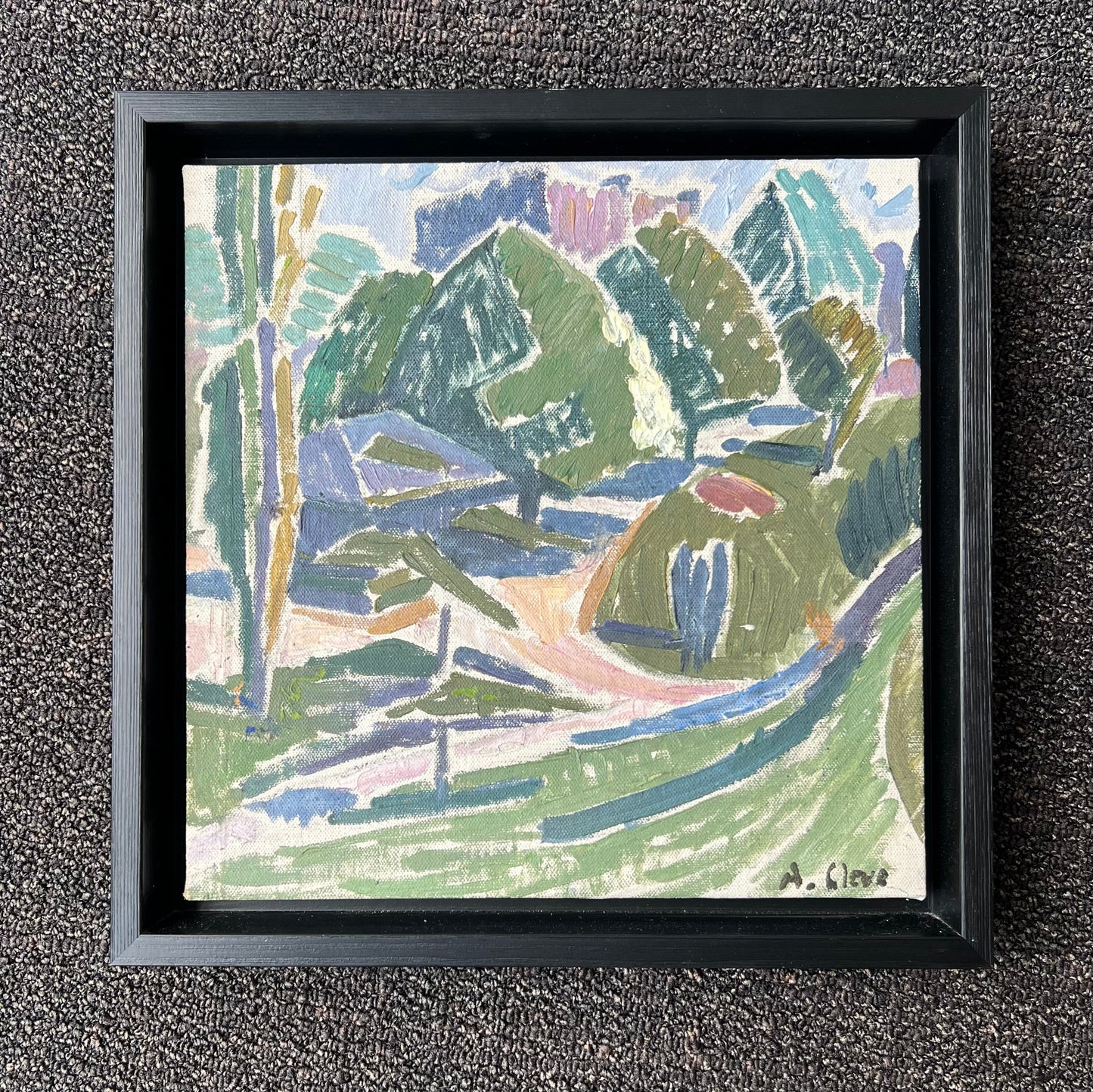 Agnes Cleve. Study of a landscape, 1915-1920