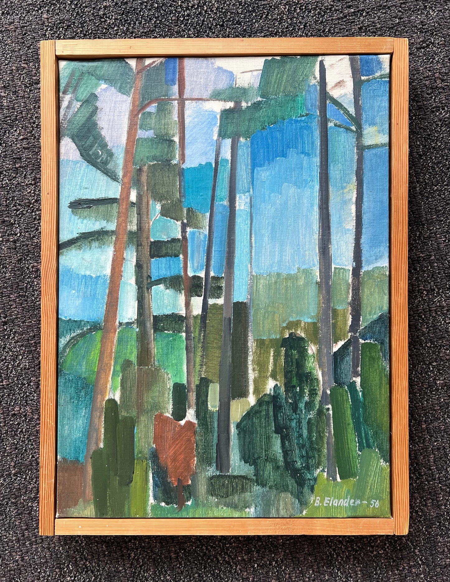 Brita Lönnberg-Elander. “Furustammar”, 1956