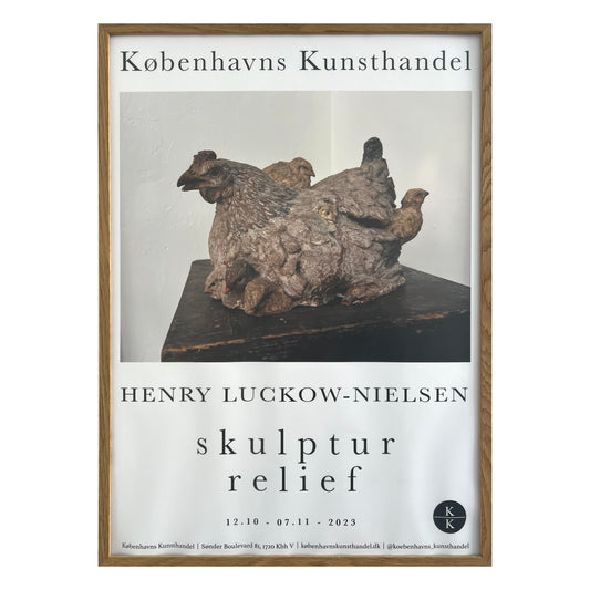 Henry Luckow-Nielsen. Exhibition poster, 2023