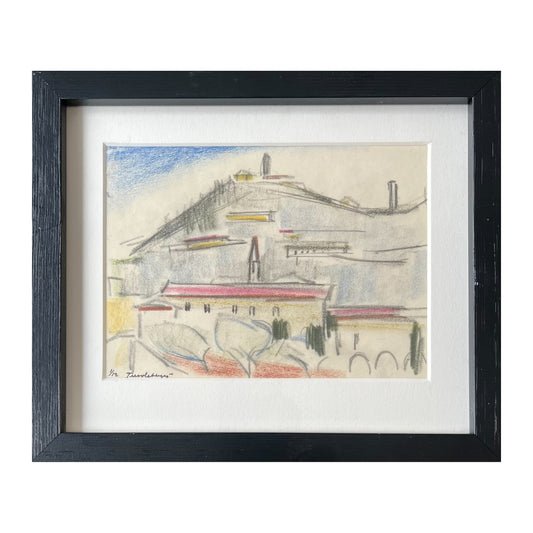 John Jon-And, ascribed to. Italian landscape, 1920’s