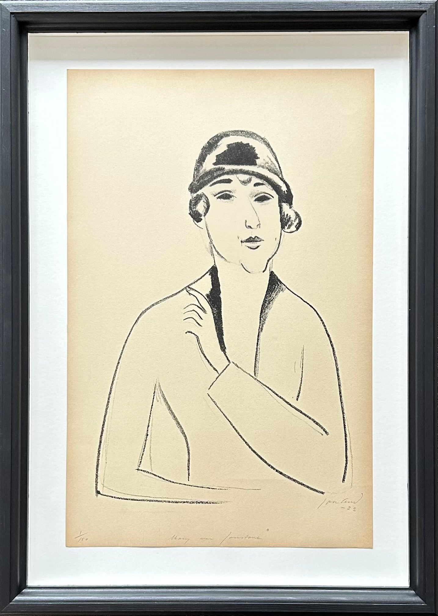 John Jon-And. Portrait of Mary Von Johnstone, 1922